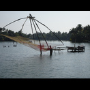 Chinesische Fischernetze werden nur noch selten genutzt